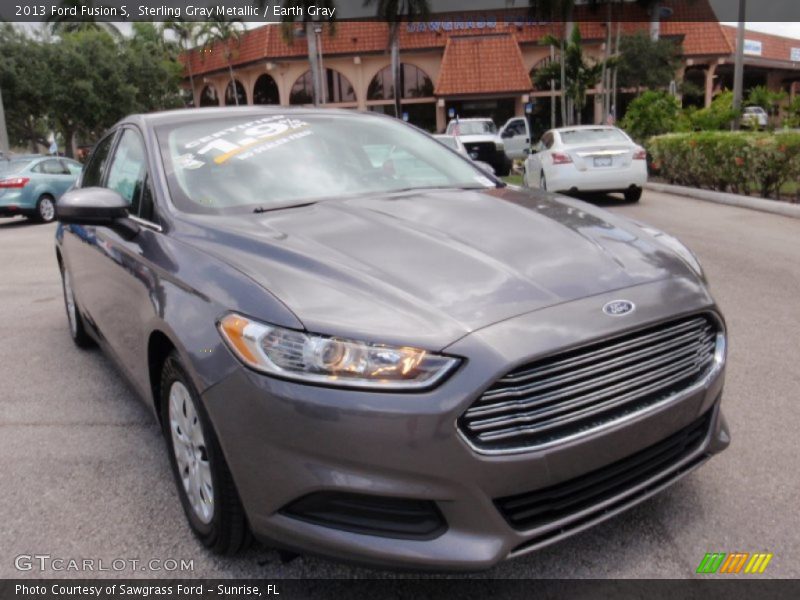 Sterling Gray Metallic / Earth Gray 2013 Ford Fusion S