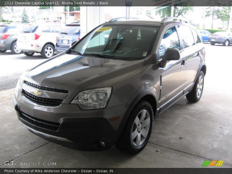 Mocha Steel Metallic / Black 2012 Chevrolet Captiva Sport LS