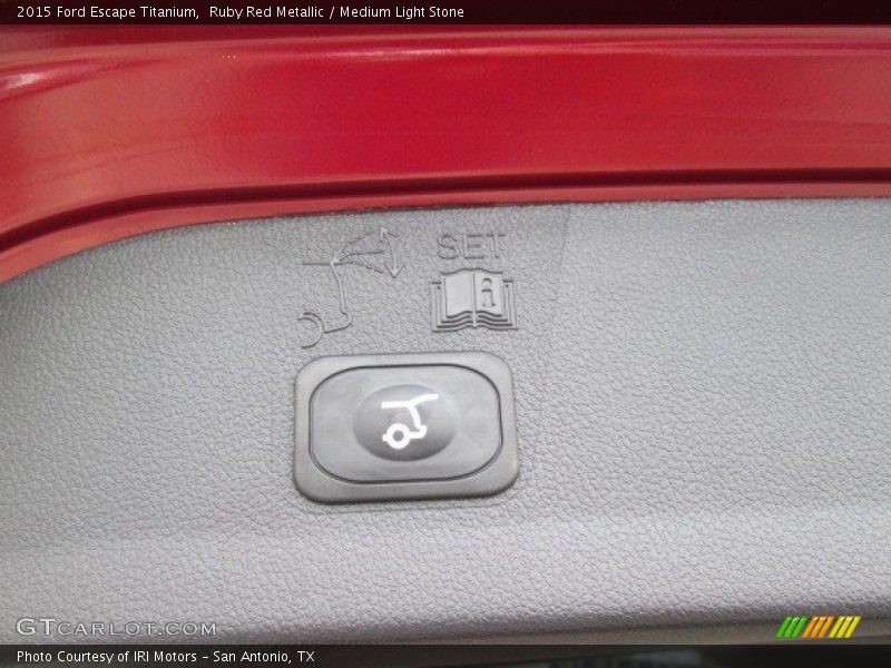 Ruby Red Metallic / Medium Light Stone 2015 Ford Escape Titanium