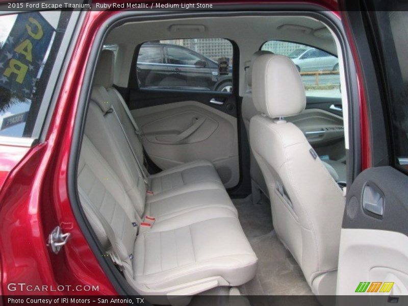 Ruby Red Metallic / Medium Light Stone 2015 Ford Escape Titanium