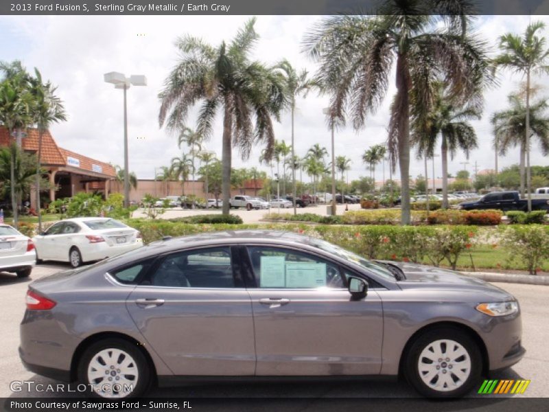 Sterling Gray Metallic / Earth Gray 2013 Ford Fusion S
