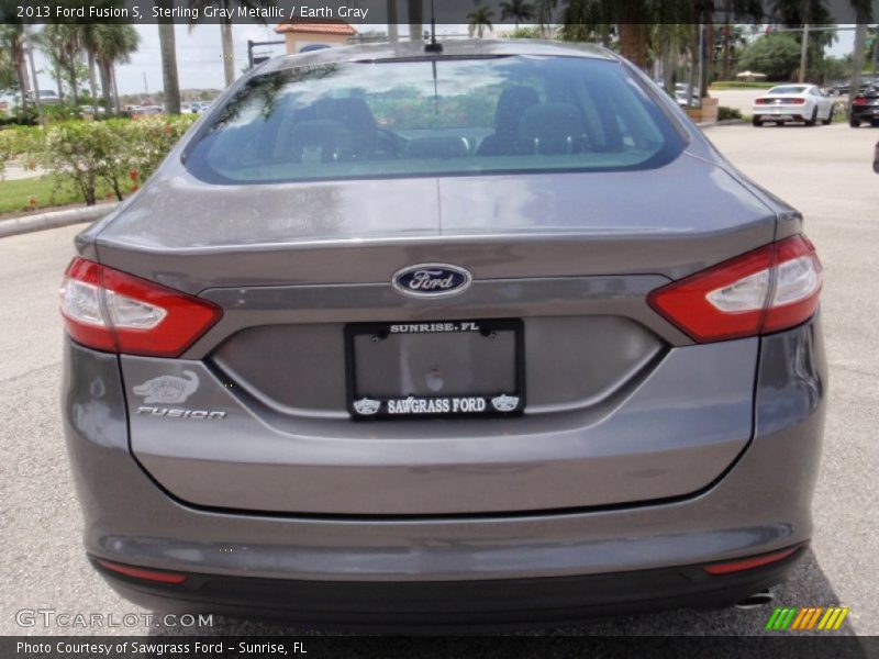 Sterling Gray Metallic / Earth Gray 2013 Ford Fusion S