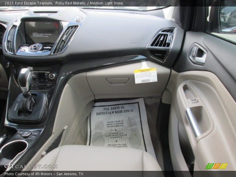 Ruby Red Metallic / Medium Light Stone 2015 Ford Escape Titanium