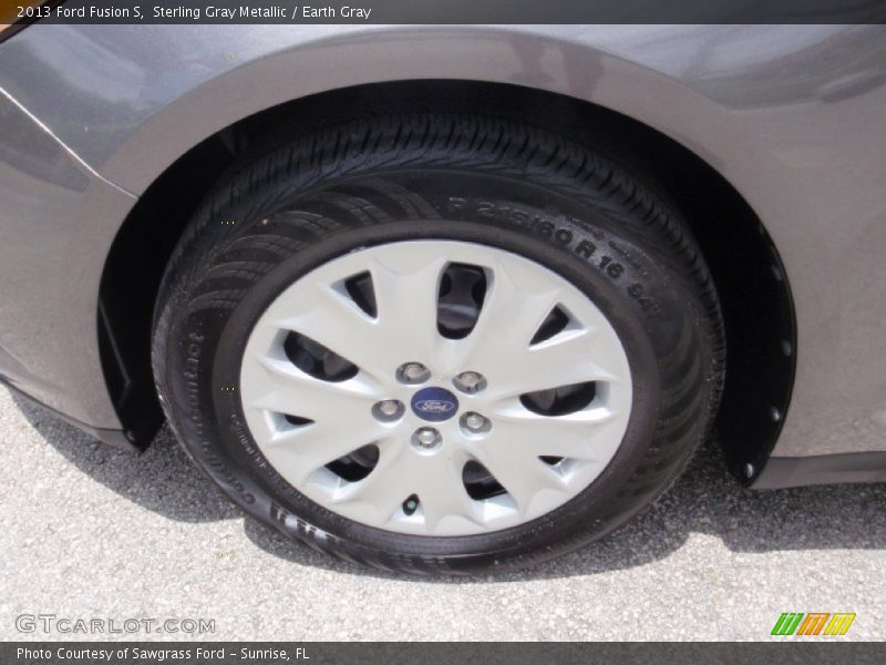 Sterling Gray Metallic / Earth Gray 2013 Ford Fusion S
