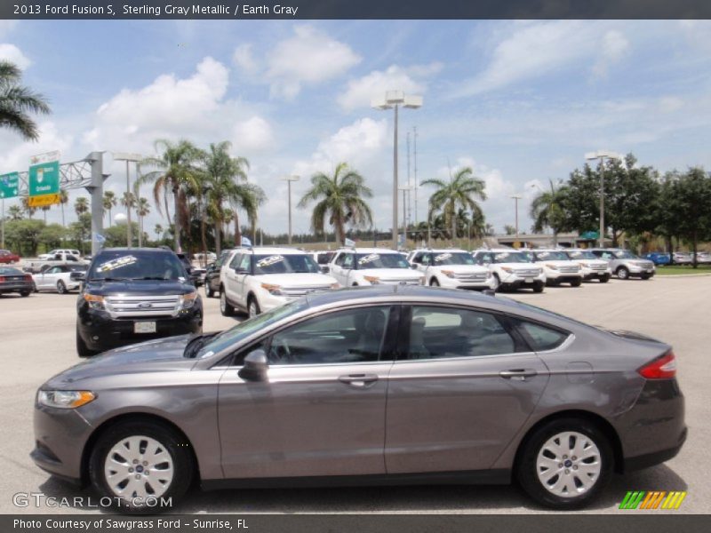 Sterling Gray Metallic / Earth Gray 2013 Ford Fusion S