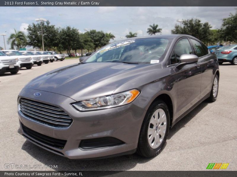 Sterling Gray Metallic / Earth Gray 2013 Ford Fusion S