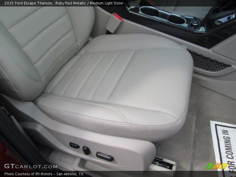 Ruby Red Metallic / Medium Light Stone 2015 Ford Escape Titanium