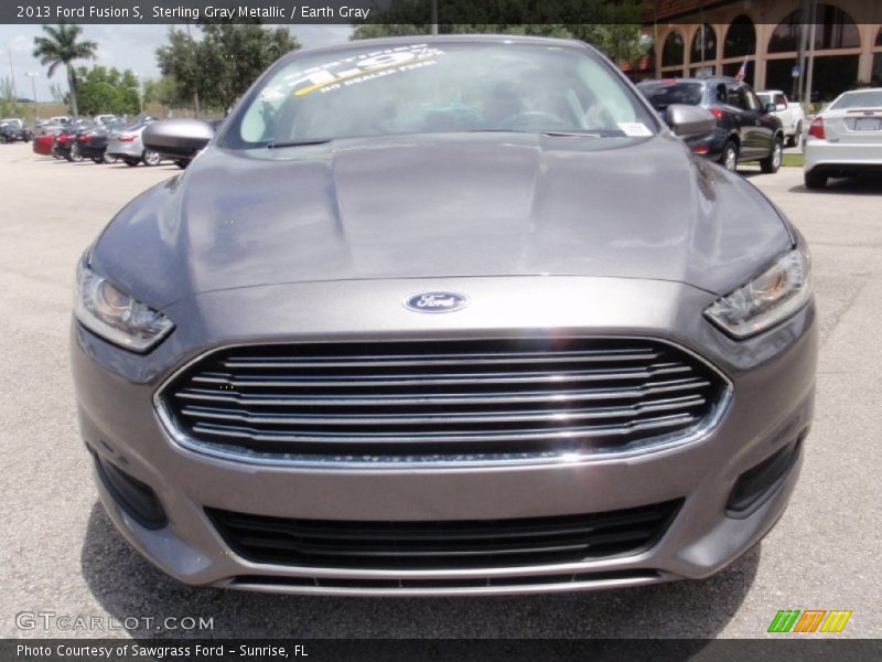 Sterling Gray Metallic / Earth Gray 2013 Ford Fusion S