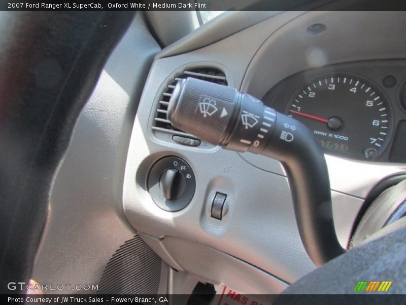 Oxford White / Medium Dark Flint 2007 Ford Ranger XL SuperCab