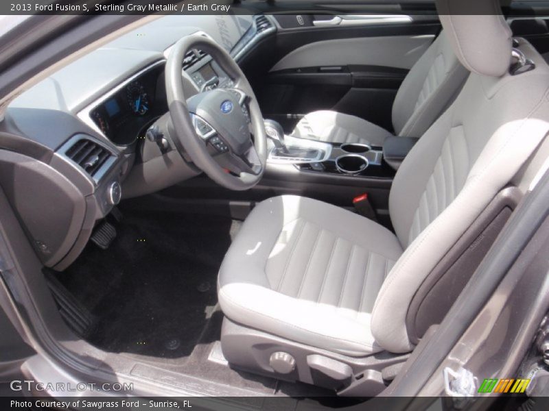 Sterling Gray Metallic / Earth Gray 2013 Ford Fusion S