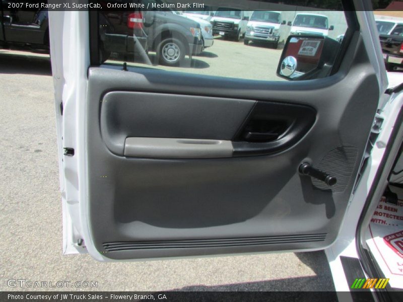Oxford White / Medium Dark Flint 2007 Ford Ranger XL SuperCab