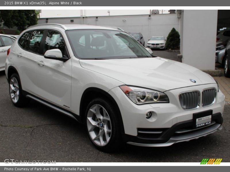 Alpine White / Black 2015 BMW X1 xDrive35i