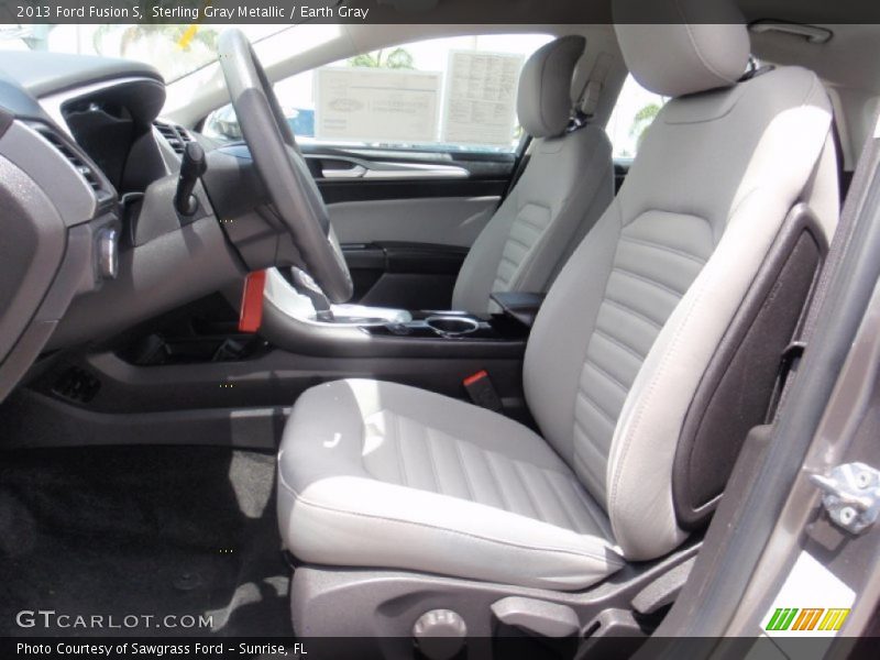 Sterling Gray Metallic / Earth Gray 2013 Ford Fusion S