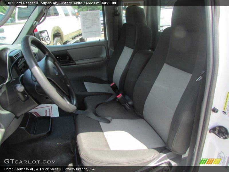 Oxford White / Medium Dark Flint 2007 Ford Ranger XL SuperCab