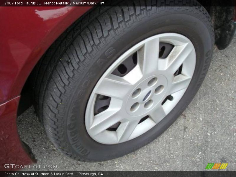 Merlot Metallic / Medium/Dark Flint 2007 Ford Taurus SE