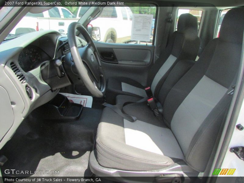 Oxford White / Medium Dark Flint 2007 Ford Ranger XL SuperCab