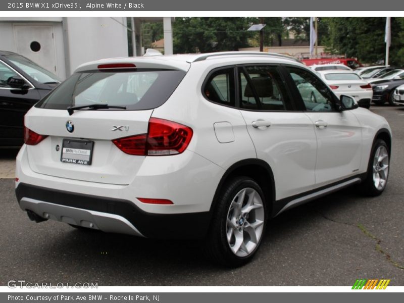 Alpine White / Black 2015 BMW X1 xDrive35i