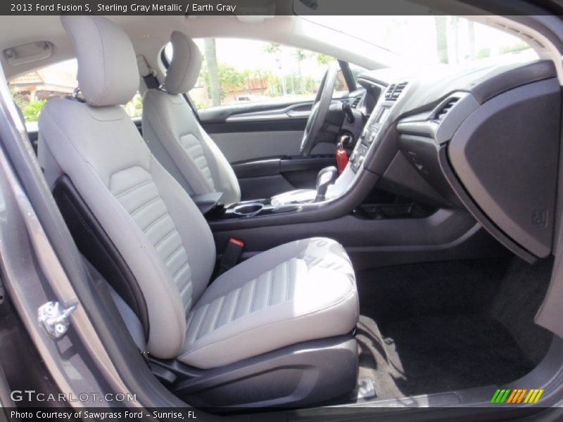 Sterling Gray Metallic / Earth Gray 2013 Ford Fusion S