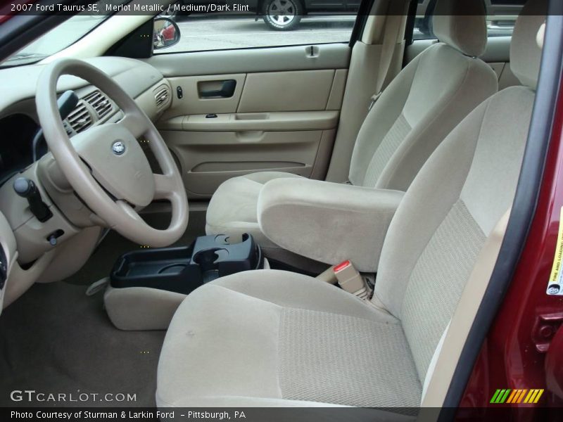 Merlot Metallic / Medium/Dark Flint 2007 Ford Taurus SE