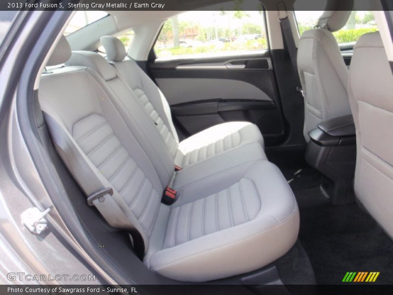 Sterling Gray Metallic / Earth Gray 2013 Ford Fusion S