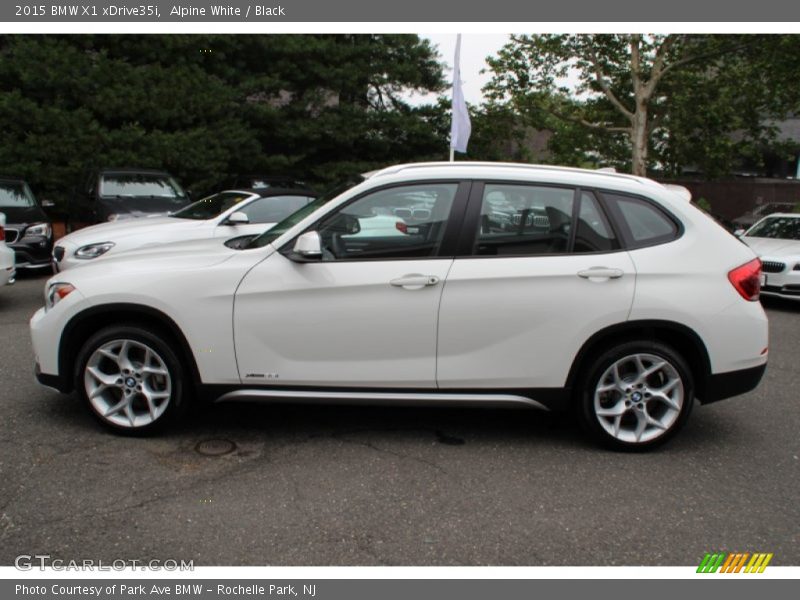 Alpine White / Black 2015 BMW X1 xDrive35i