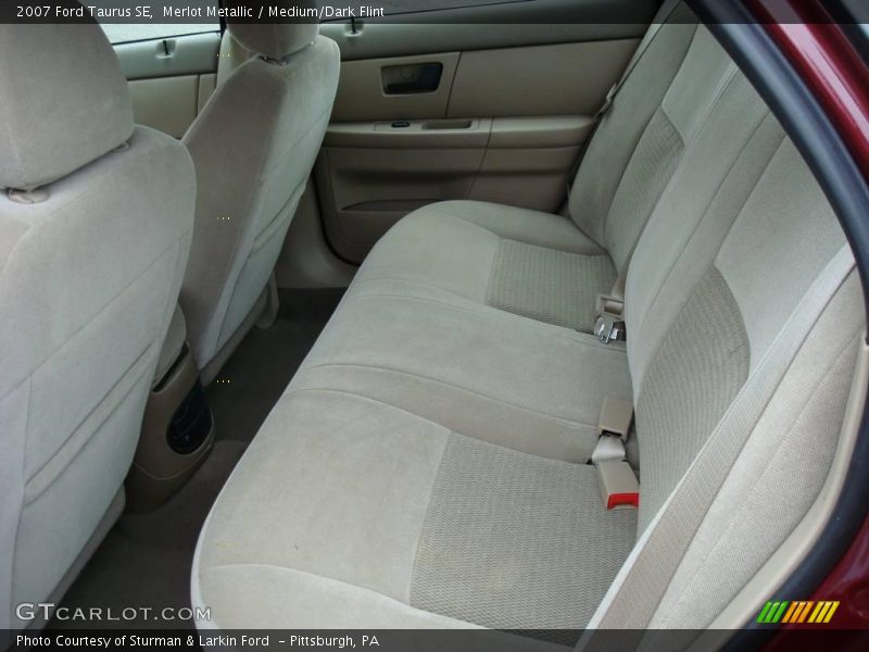 Merlot Metallic / Medium/Dark Flint 2007 Ford Taurus SE