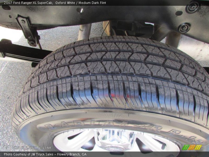 Oxford White / Medium Dark Flint 2007 Ford Ranger XL SuperCab