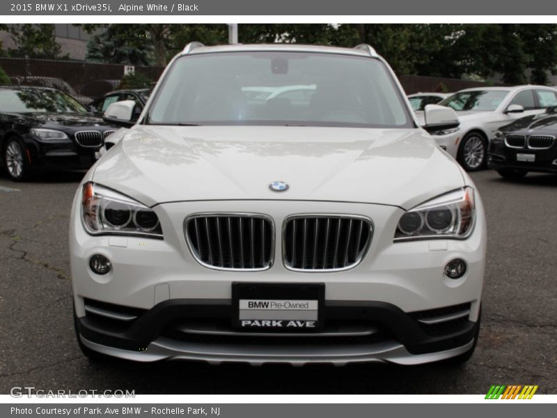 Alpine White / Black 2015 BMW X1 xDrive35i