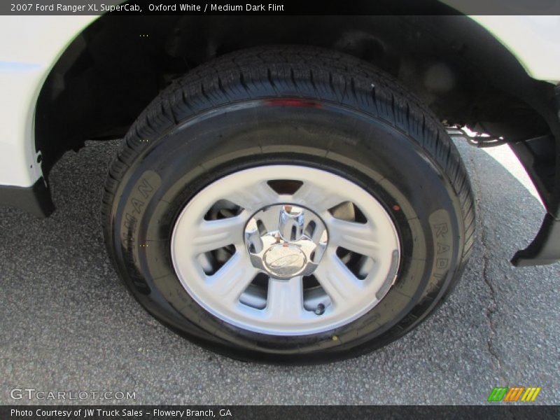 Oxford White / Medium Dark Flint 2007 Ford Ranger XL SuperCab