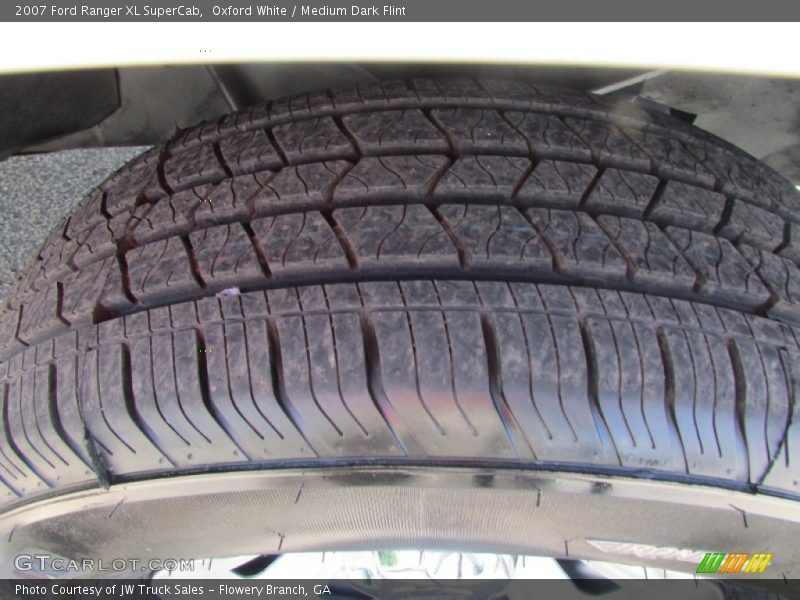Oxford White / Medium Dark Flint 2007 Ford Ranger XL SuperCab