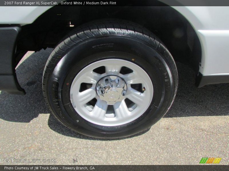 Oxford White / Medium Dark Flint 2007 Ford Ranger XL SuperCab