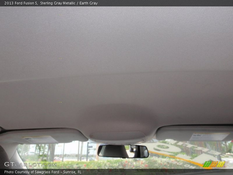 Sterling Gray Metallic / Earth Gray 2013 Ford Fusion S