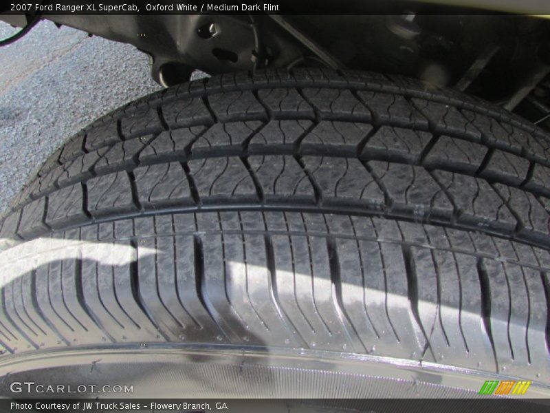Oxford White / Medium Dark Flint 2007 Ford Ranger XL SuperCab