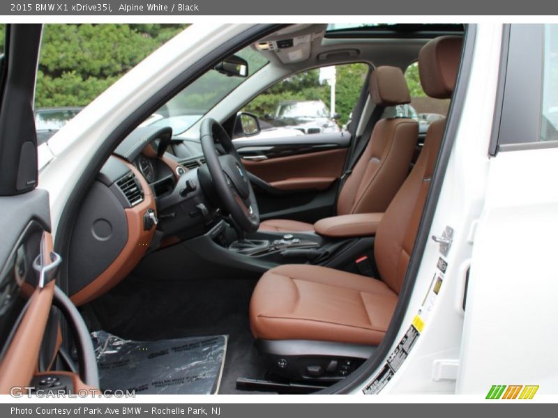 Alpine White / Black 2015 BMW X1 xDrive35i