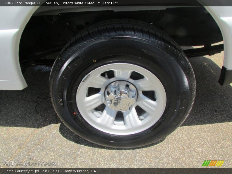 Oxford White / Medium Dark Flint 2007 Ford Ranger XL SuperCab