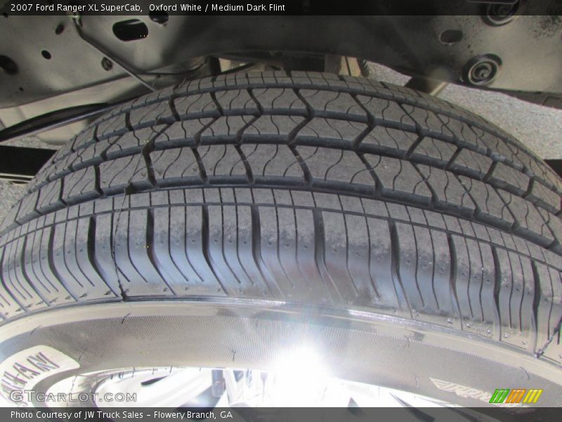 Oxford White / Medium Dark Flint 2007 Ford Ranger XL SuperCab