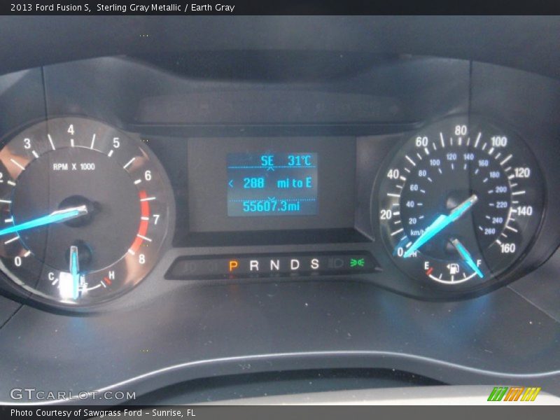 Sterling Gray Metallic / Earth Gray 2013 Ford Fusion S