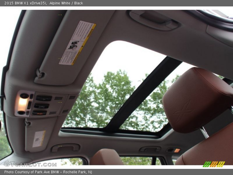 Alpine White / Black 2015 BMW X1 xDrive35i