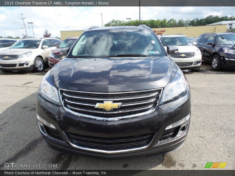 Tungsten Metallic / Ebony 2015 Chevrolet Traverse LT AWD