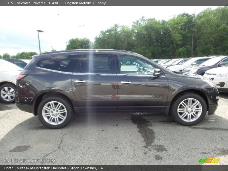 Tungsten Metallic / Ebony 2015 Chevrolet Traverse LT AWD