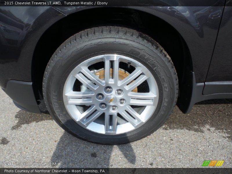 Tungsten Metallic / Ebony 2015 Chevrolet Traverse LT AWD