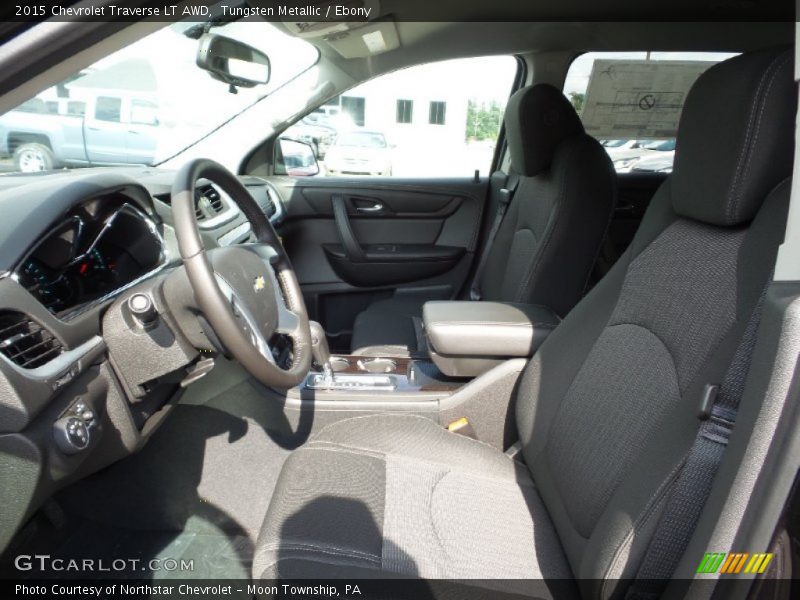 Tungsten Metallic / Ebony 2015 Chevrolet Traverse LT AWD
