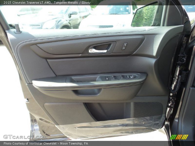 Tungsten Metallic / Ebony 2015 Chevrolet Traverse LT AWD