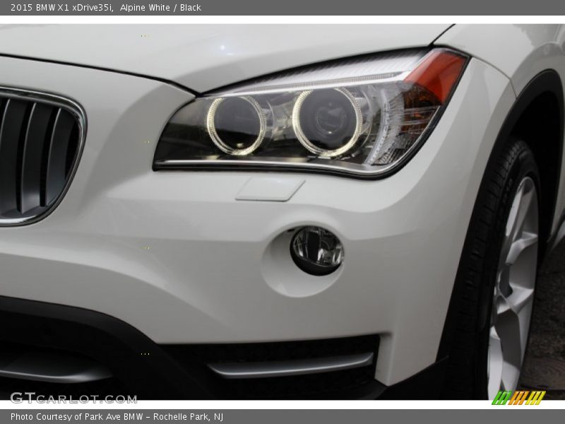 Alpine White / Black 2015 BMW X1 xDrive35i