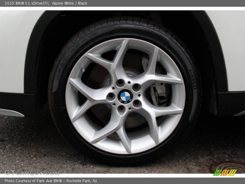 Alpine White / Black 2015 BMW X1 xDrive35i