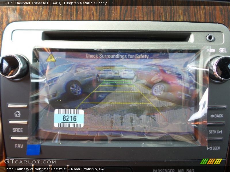 Tungsten Metallic / Ebony 2015 Chevrolet Traverse LT AWD