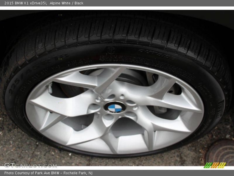 Alpine White / Black 2015 BMW X1 xDrive35i