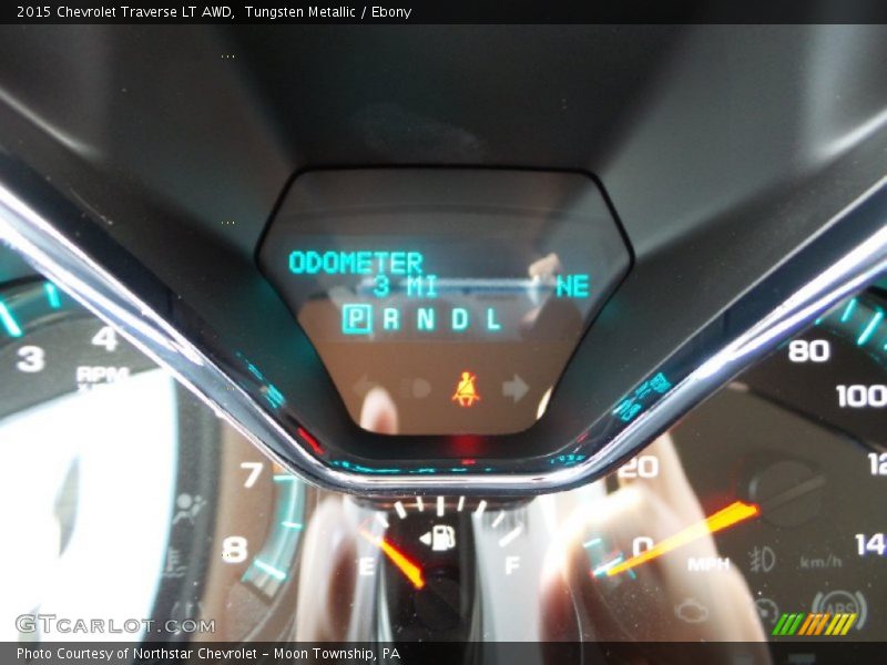 Tungsten Metallic / Ebony 2015 Chevrolet Traverse LT AWD