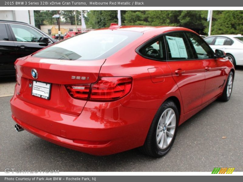 Melbourne Red Metallic / Black 2015 BMW 3 Series 328i xDrive Gran Turismo