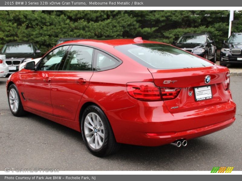 Melbourne Red Metallic / Black 2015 BMW 3 Series 328i xDrive Gran Turismo